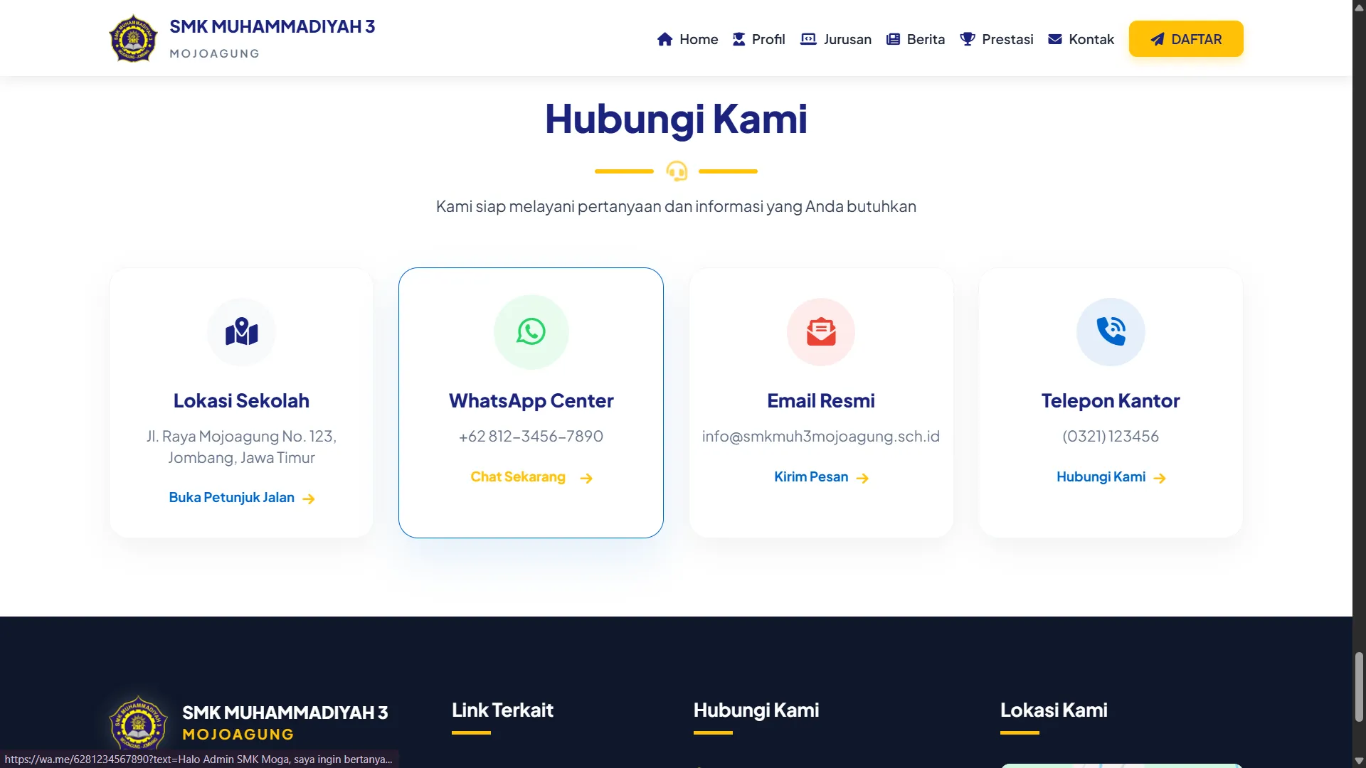 School Website SMK MUH 3